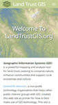 Mobile Screenshot of landtrustgis.org
